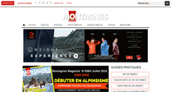 Desktop Screenshot of montagnes-magazine.com