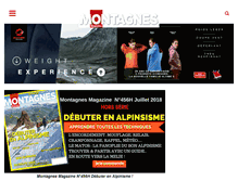 Tablet Screenshot of montagnes-magazine.com